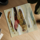 Terracotta Tile I by Silvia Vassileva. Shown as a detailed flat fine art print, highlighting archival giclee quality. Available as an archival giclee rolled canvas, fine art paper, or poster print. SKU 69143a.
