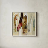 Terracotta Tile I by Silvia Vassileva. Shown in a crisp white glass frame for a clean and minimalist style. Available as an archival giclee rolled canvas, fine art paper, or poster print. SKU 69143a.