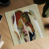 Terracotta Tile II by Silvia Vassileva. Shown as a detailed flat fine art print, highlighting archival giclee quality. Available as an archival giclee rolled canvas, fine art paper, or poster print. SKU 69144a.