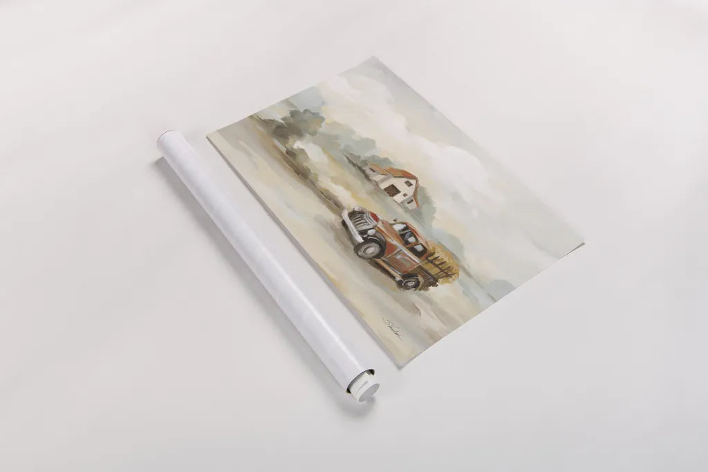 The Old Farm by Silvia Vassileva. shown as a rolled paper print. Available as archival giclee rolled canvas, fine art paper, or poster print. SKU 70503i.