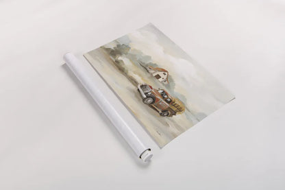 The Old Farm by Silvia Vassileva. shown as a rolled paper print. Available as archival giclee rolled canvas, fine art paper, or poster print. SKU 70503i.