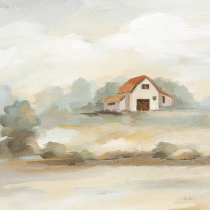 The Old Farm Landscape Crop by Silvia Vassileva. SKU 74755a. Archival Giclee Fine art print for wall decor.
