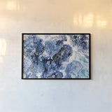 Tidal Reflection Crop by Silvia Vassileva. shown as a paper print in a black flame. Available as a archival giclee rolled canvas, fine art paper, or poster print. SKU 68926i.