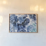 Tidal Reflection Crop by Silvia Vassileva. shown as a paper print in a natural frame. Available as a archival giclee rolled canvas, fine art paper, or poster print. SKU 68926i.