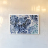 Tidal Reflection Crop by Silvia Vassileva. shown as a paper print in a white frame. Available as a archival giclee rolled canvas, fine art paper, or poster print. SKU 68926i.