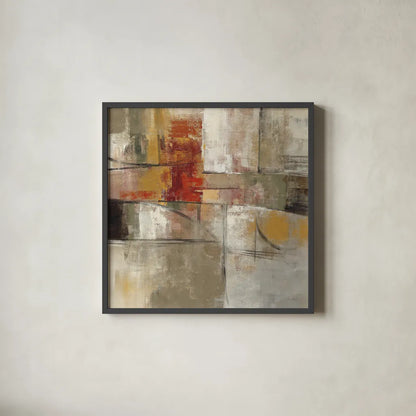 Trajectory by Silvia Vassileva. Shown in a sleek black glass frame for a contemporary gallery look. Available as an archival giclee rolled canvas, fine art paper, or poster print. SKU 10108a.