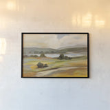 Tranquil Landscape by Silvia Vassileva. shown as a paper print in a black flame. Available as a archival giclee rolled canvas, fine art paper, or poster print. SKU 83091i.