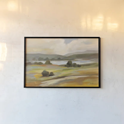 Tranquil Landscape by Silvia Vassileva. shown as a paper print in a black flame. Available as a archival giclee rolled canvas, fine art paper, or poster print. SKU 83091i.