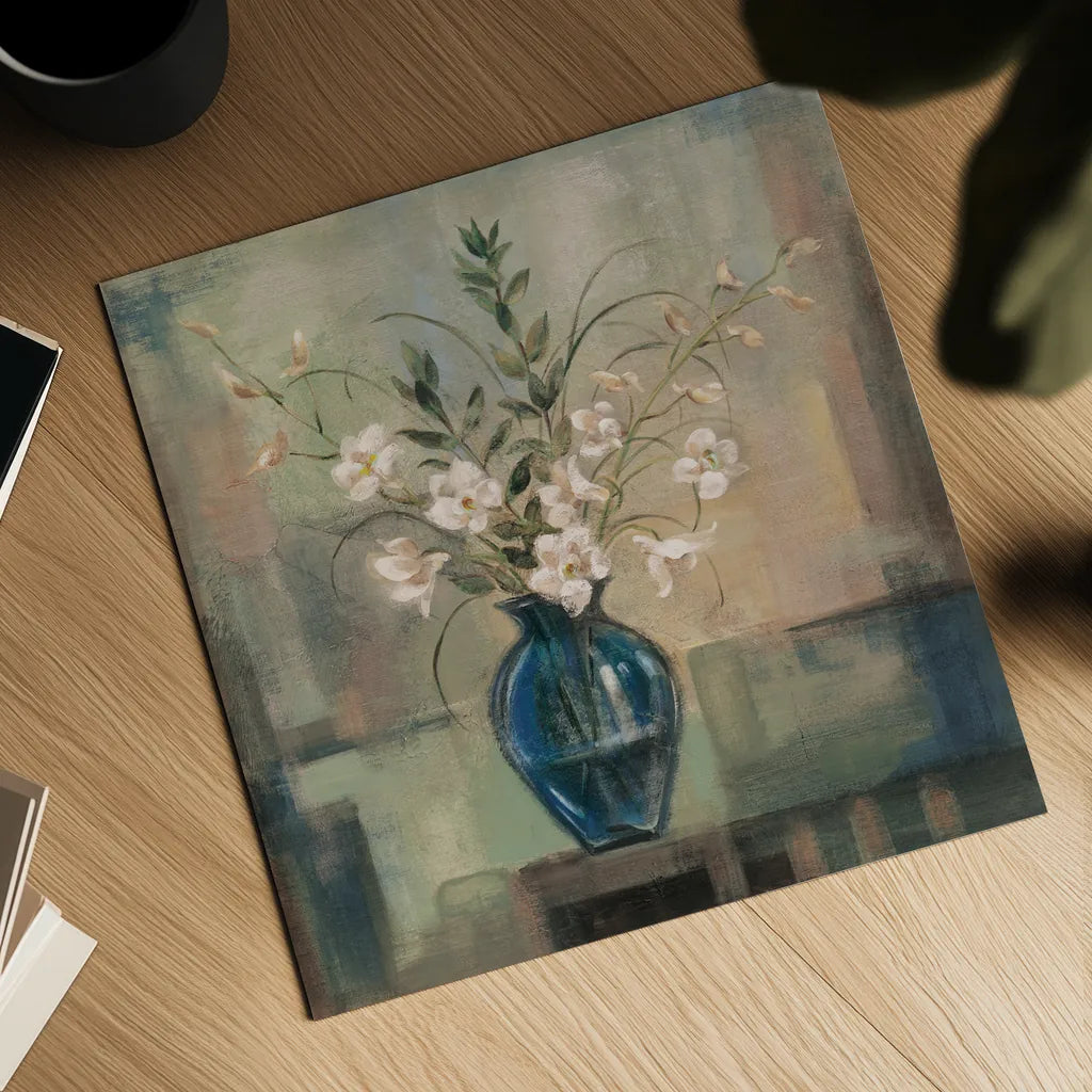 Tranquility II Neutral by Silvia Vassileva. Shown as a detailed flat fine art print, highlighting archival giclee quality. Available as an archival giclee rolled canvas, fine art paper, or poster print. SKU 100548a.