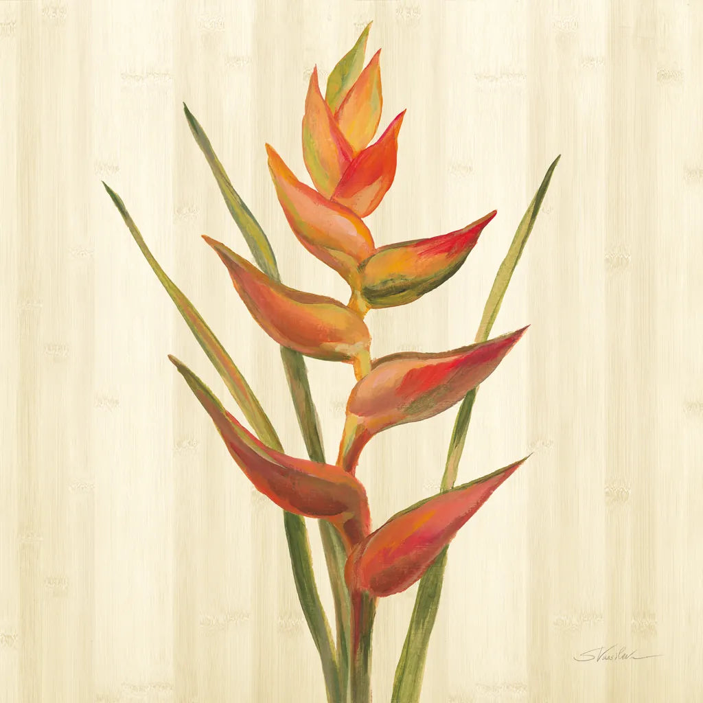 Tropical Garden I by Silvia Vassileva. SKU 66371a. Archival Giclee Fine art print for wall decor.