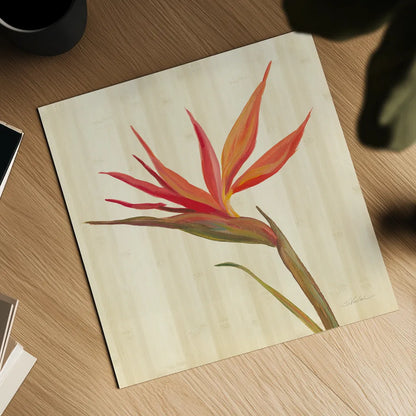 Tropical Garden IV by Silvia Vassileva. Shown as a detailed flat fine art print, highlighting archival giclee quality. Available as an archival giclee rolled canvas, fine art paper, or poster print. SKU 66374a.