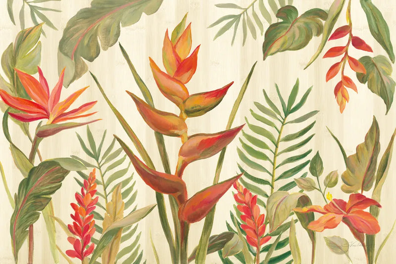 Tropical Garden VII by Silvia Vassileva. SKU 66377i. Archival Giclee Fine art print for wall decor.