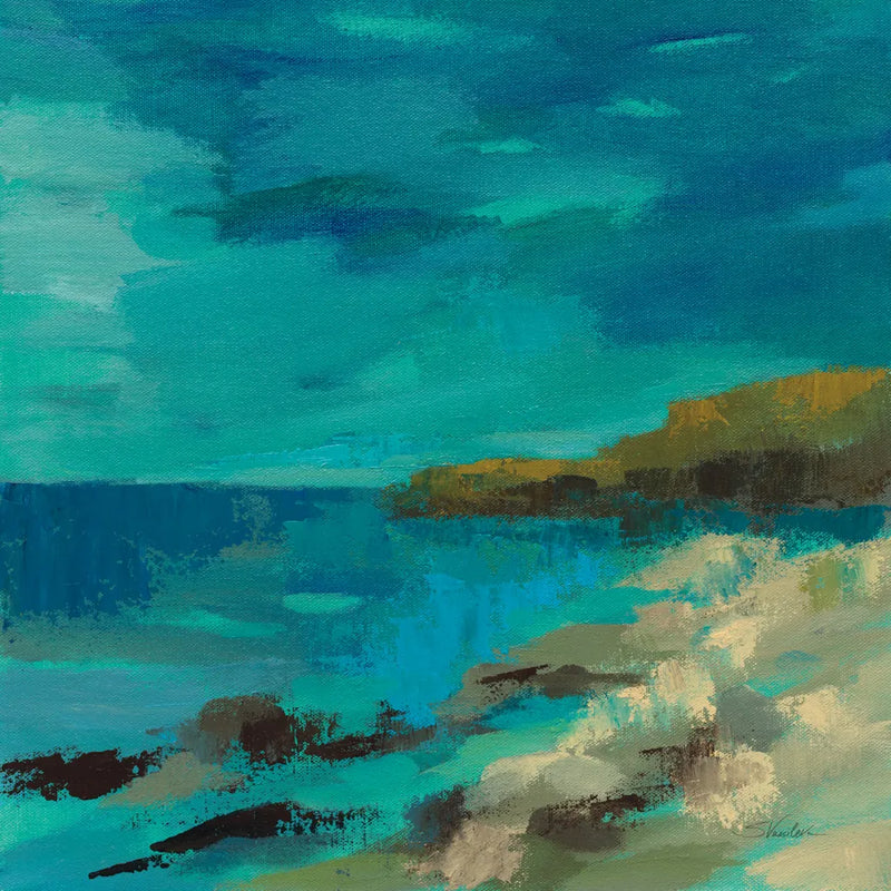 Tropical Island II by Silvia Vassileva. SKU 102542a. Archival Giclee Fine art print for wall decor.
