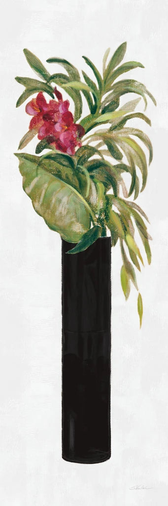 Tropical Lush I on White by Silvia Vassileva
