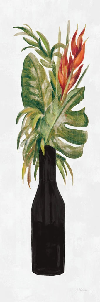 Tropical Lush II on White by Silvia Vassileva