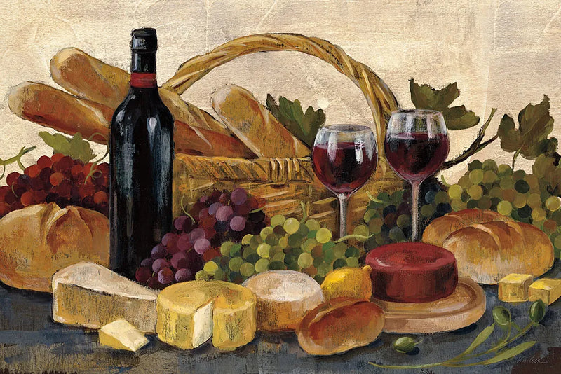 Tuscan Evening Wine Crop by Silvia Vassileva. SKU 13405i. Archival Giclee Fine art print for wall decor.