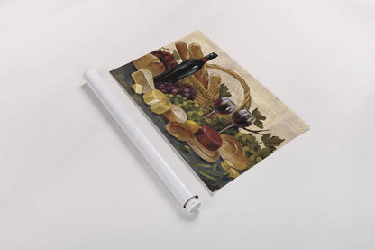 Tuscan Evening Wine Crop by Silvia Vassileva. shown as a rolled paper print. Available as archival giclee rolled canvas, fine art paper, or poster print. SKU 13405i.