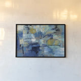 Ultramarine Waves III by Silvia Vassileva. shown as a paper print in a black flame. Available as a archival giclee rolled canvas, fine art paper, or poster print. SKU 24576i.