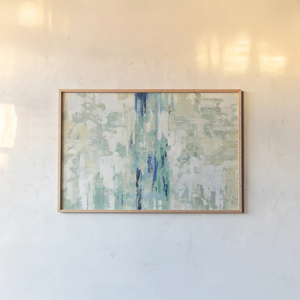 Underwater Reflections by Silvia Vassileva. shown as a paper print in a natural frame. Available as a archival giclee rolled canvas, fine art paper, or poster print. SKU 27119i.