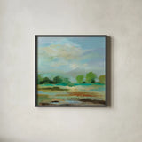 Unexpected Clouds II by Silvia Vassileva. Shown in a sleek black glass frame for a contemporary gallery look. Available as an archival giclee rolled canvas, fine art paper, or poster print. SKU 34104a.