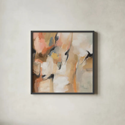 Uphill by Silvia Vassileva. Shown in a sleek black glass frame for a contemporary gallery look. Available as an archival giclee rolled canvas, fine art paper, or poster print. SKU 89039a.