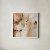 Uphill by Silvia Vassileva. Shown in a crisp white glass frame for a clean and minimalist style. Available as an archival giclee rolled canvas, fine art paper, or poster print. SKU 89039a.
