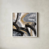 Urban Graffiti I by Silvia Vassileva. Shown in a crisp white glass frame for a clean and minimalist style. Available as an archival giclee rolled canvas, fine art paper, or poster print. SKU 65676a.