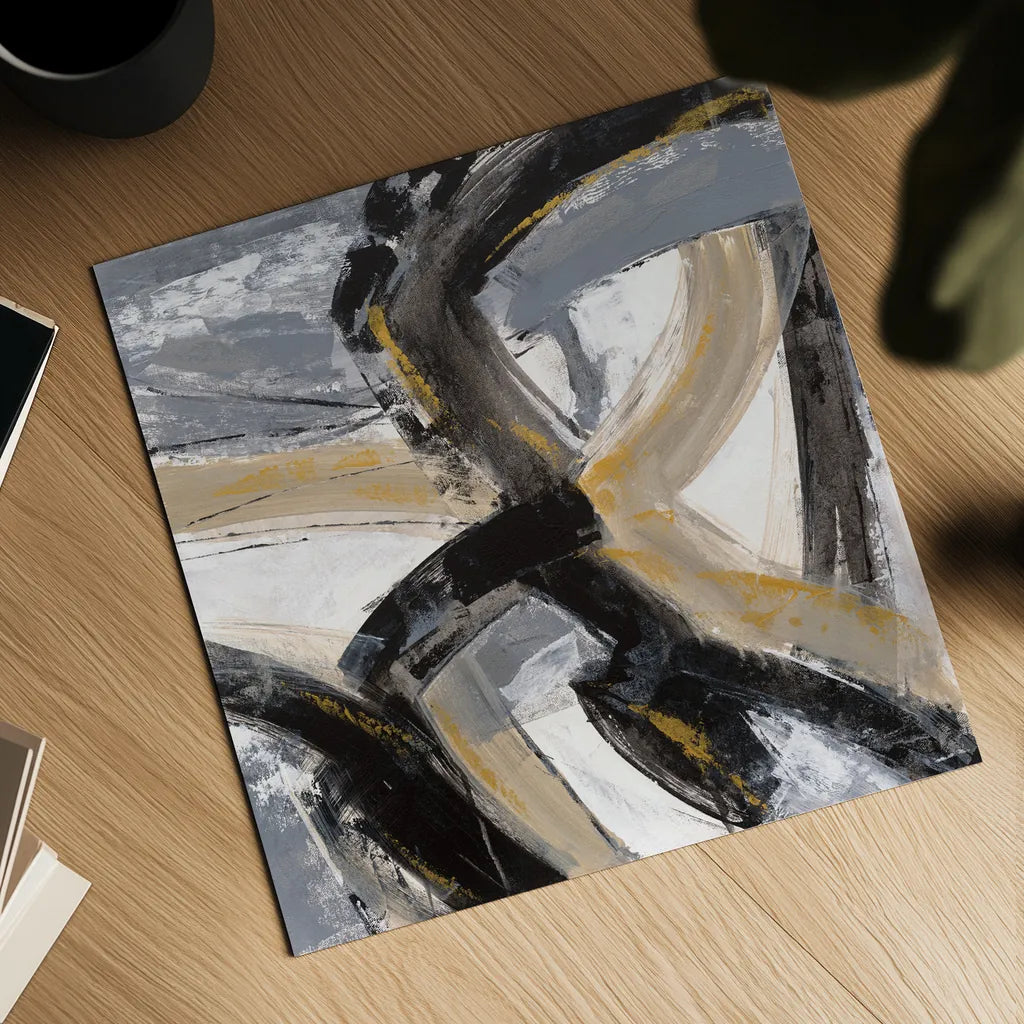 Urban Graffiti II by Silvia Vassileva. Shown as a detailed flat fine art print, highlighting archival giclee quality. Available as an archival giclee rolled canvas, fine art paper, or poster print. SKU 65677a.