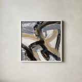 Urban Graffiti II by Silvia Vassileva. Shown in a crisp white glass frame for a clean and minimalist style. Available as an archival giclee rolled canvas, fine art paper, or poster print. SKU 65677a.