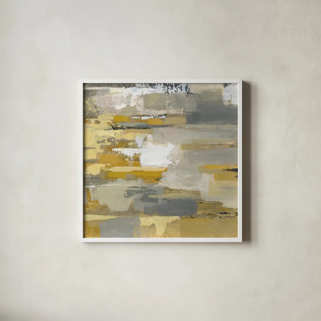 Urban Walkway III by Silvia Vassileva. Shown in a crisp white glass frame for a clean and minimalist style. Available as an archival giclee rolled canvas, fine art paper, or poster print. SKU 21598a.