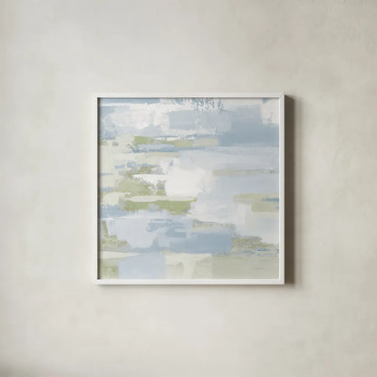 Urban Walkway III Bleached by Silvia Vassileva. Shown in a crisp white glass frame for a clean and minimalist style. Available as an archival giclee rolled canvas, fine art paper, or poster print. SKU 60292a.