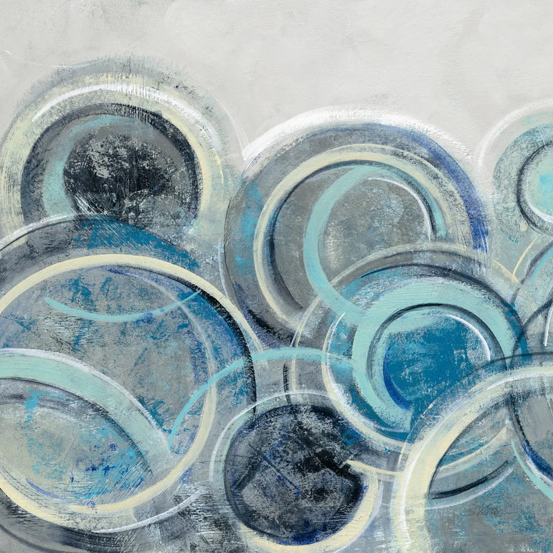 Variation Blue Grey II by Silvia Vassileva. SKU 35714a. Archival Giclee Fine art print for wall decor.
