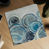 Variation Blue Grey II by Silvia Vassileva. Shown as a detailed flat fine art print, highlighting archival giclee quality. Available as an archival giclee rolled canvas, fine art paper, or poster print. SKU 35714a.