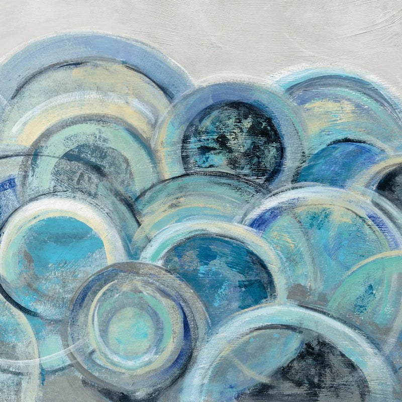 Variation Blue Grey III by Silvia Vassileva. SKU 35715a. Archival Giclee Fine art print for wall decor.