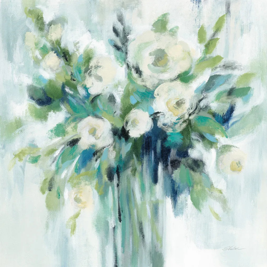 Vase of Flowers Light by Silvia Vassileva. SKU 59686a. Archival Giclee Fine art print for wall decor.