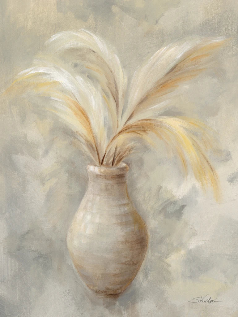 Vase of Grasses I by Silvia Vassileva