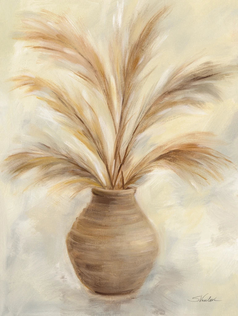Vase of Grasses II by Silvia Vassileva