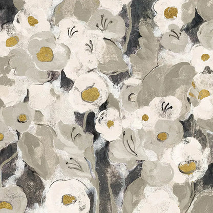 Velvety Florals Neutral III by Silvia Vassileva. SKU 23592a. Archival Giclee Fine art print for wall decor.