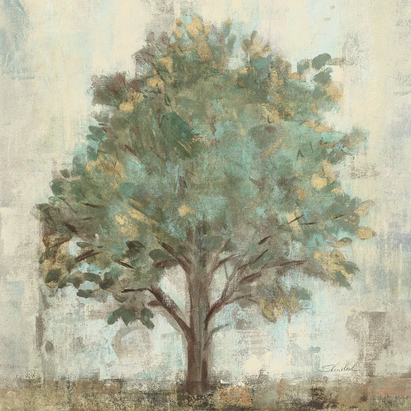 Verdi Trees I Light Green Crop by Silvia Vassileva. SKU 43771a. Archival Giclee Fine art print for wall decor.