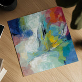 Vibrant Rainbow by Silvia Vassileva. Shown as a detailed flat fine art print, highlighting archival giclee quality. Available as an archival giclee rolled canvas, fine art paper, or poster print. SKU 64154a.