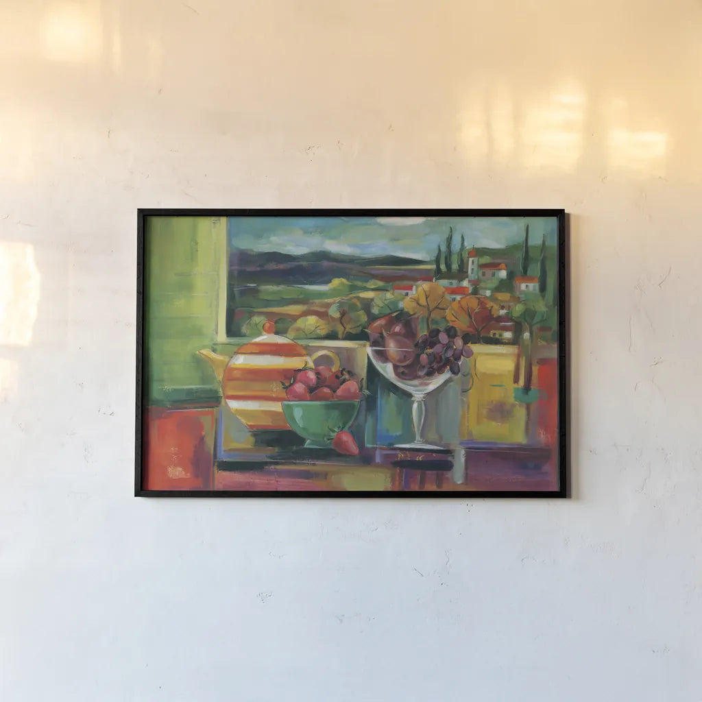 View Through the Window Crop by Silvia Vassileva. shown as a paper print in a black flame. Available as a archival giclee rolled canvas, fine art paper, or poster print. SKU 36702i.