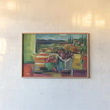 View Through the Window Crop by Silvia Vassileva. shown as a paper print in a natural frame. Available as a archival giclee rolled canvas, fine art paper, or poster print. SKU 36702i.