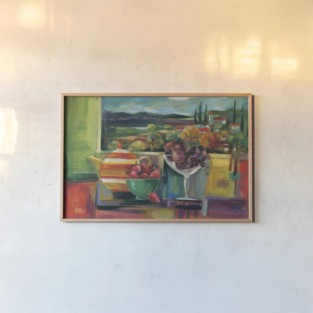 View Through the Window Crop by Silvia Vassileva. shown as a paper print in a natural frame. Available as a archival giclee rolled canvas, fine art paper, or poster print. SKU 36702i.