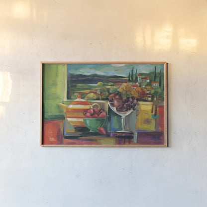 View Through the Window Crop by Silvia Vassileva. shown as a paper print in a natural frame. Available as a archival giclee rolled canvas, fine art paper, or poster print. SKU 36702i.