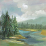 View from the Lodge by Silvia Vassileva. SKU 77111a. Archival Giclee Fine art print for wall decor.