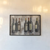 Vino Marsala no Words Gray by Silvia Vassileva. shown as a paper print in a black flame. Available as a archival giclee rolled canvas, fine art paper, or poster print. SKU 22433i.
