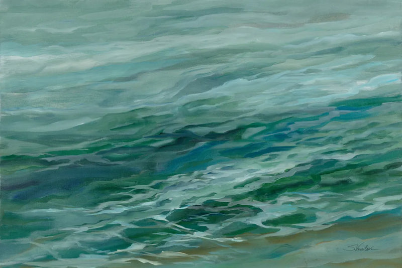 Viridian Sea by Silvia Vassileva. SKU 73891i. Archival Giclee Fine art print for wall decor.