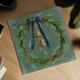 Viridian Wreath v2 by Silvia Vassileva. Shown as a detailed flat fine art print, highlighting archival giclee quality. Available as an archival giclee rolled canvas, fine art paper, or poster print. SKU 101768a.