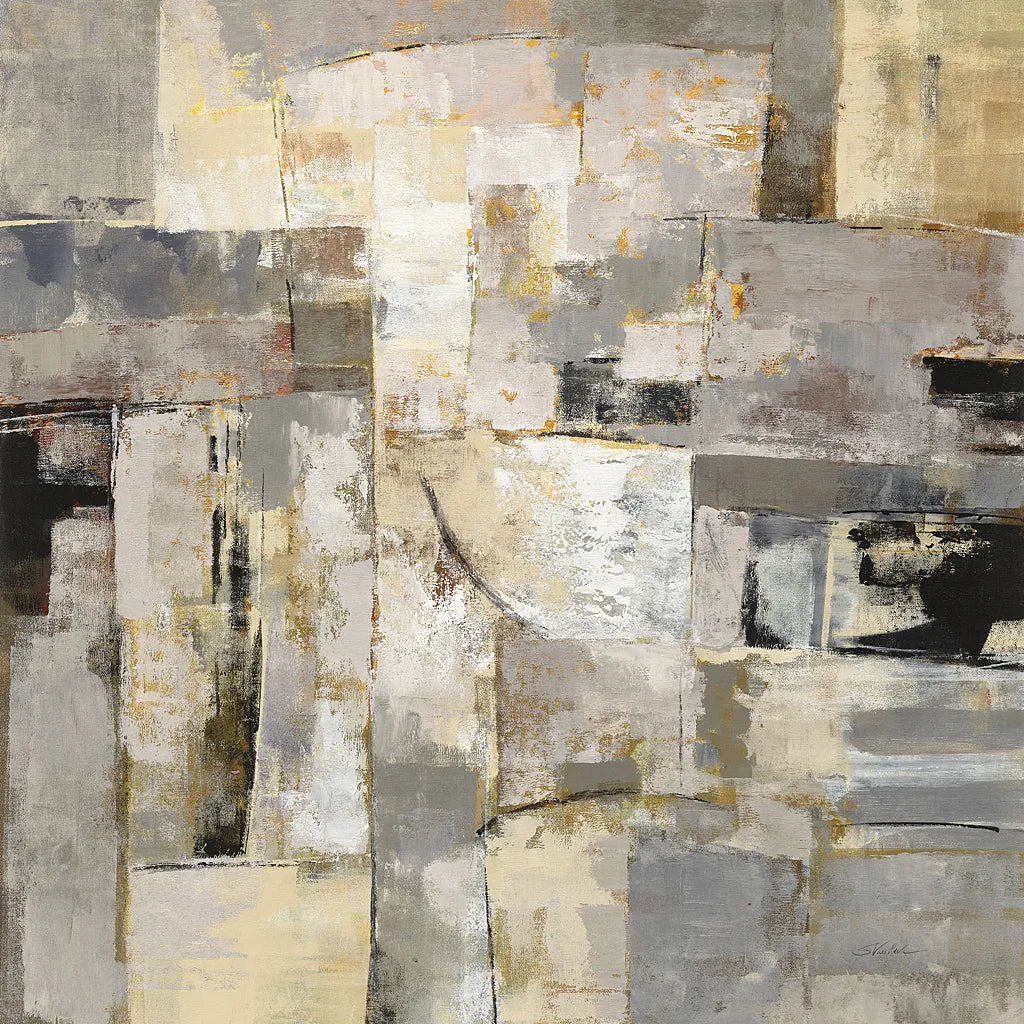 Walking Down the Street Neutral by Silvia Vassileva. SKU 15007a. Archival Giclee Fine art print for wall decor.