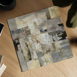Walking Down the Street Neutral by Silvia Vassileva. Shown as a detailed flat fine art print, highlighting archival giclee quality. Available as an archival giclee rolled canvas, fine art paper, or poster print. SKU 15007a.